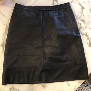 Theory Leather Skirt Size 6